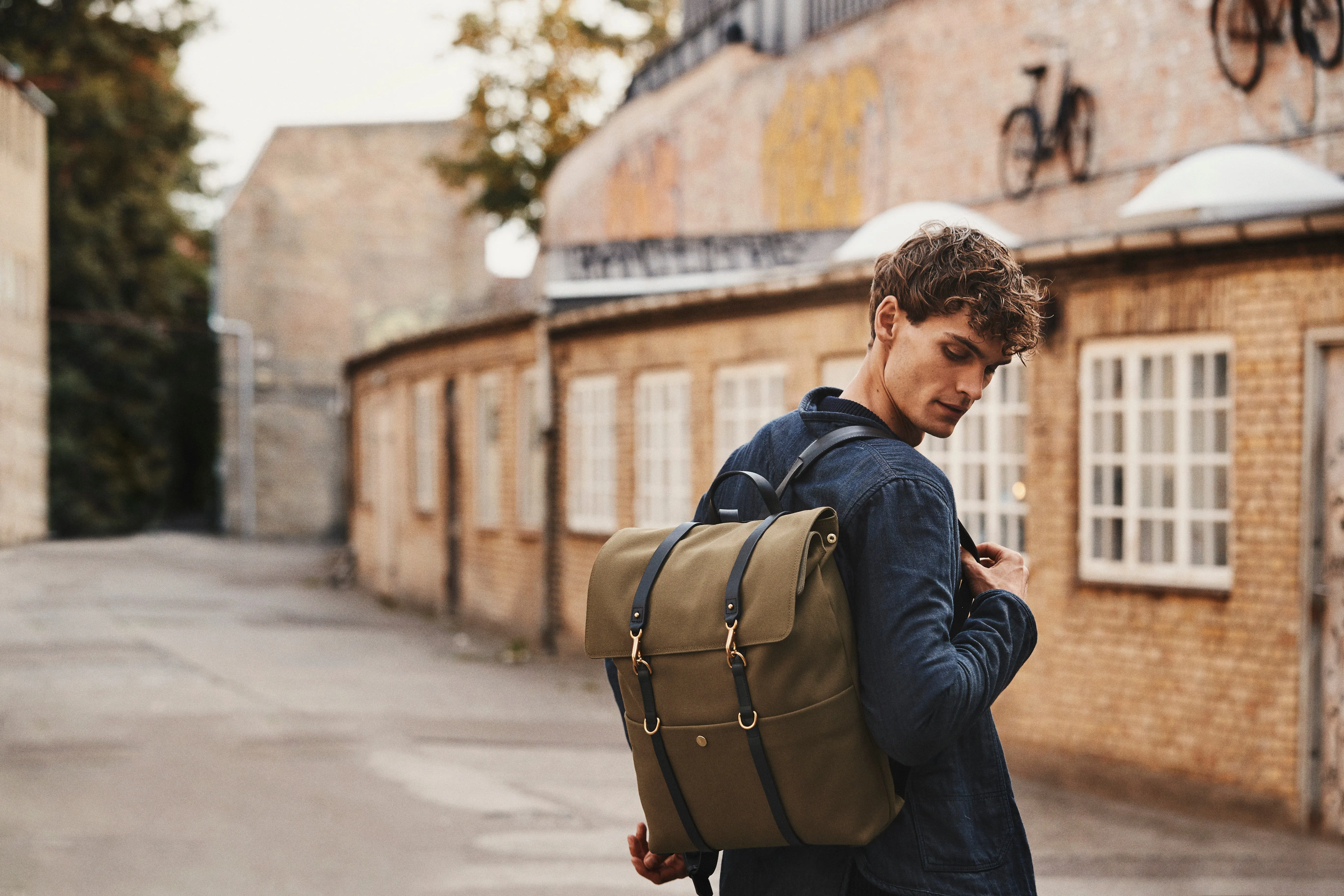 M/S Backpack - Khaki/Black