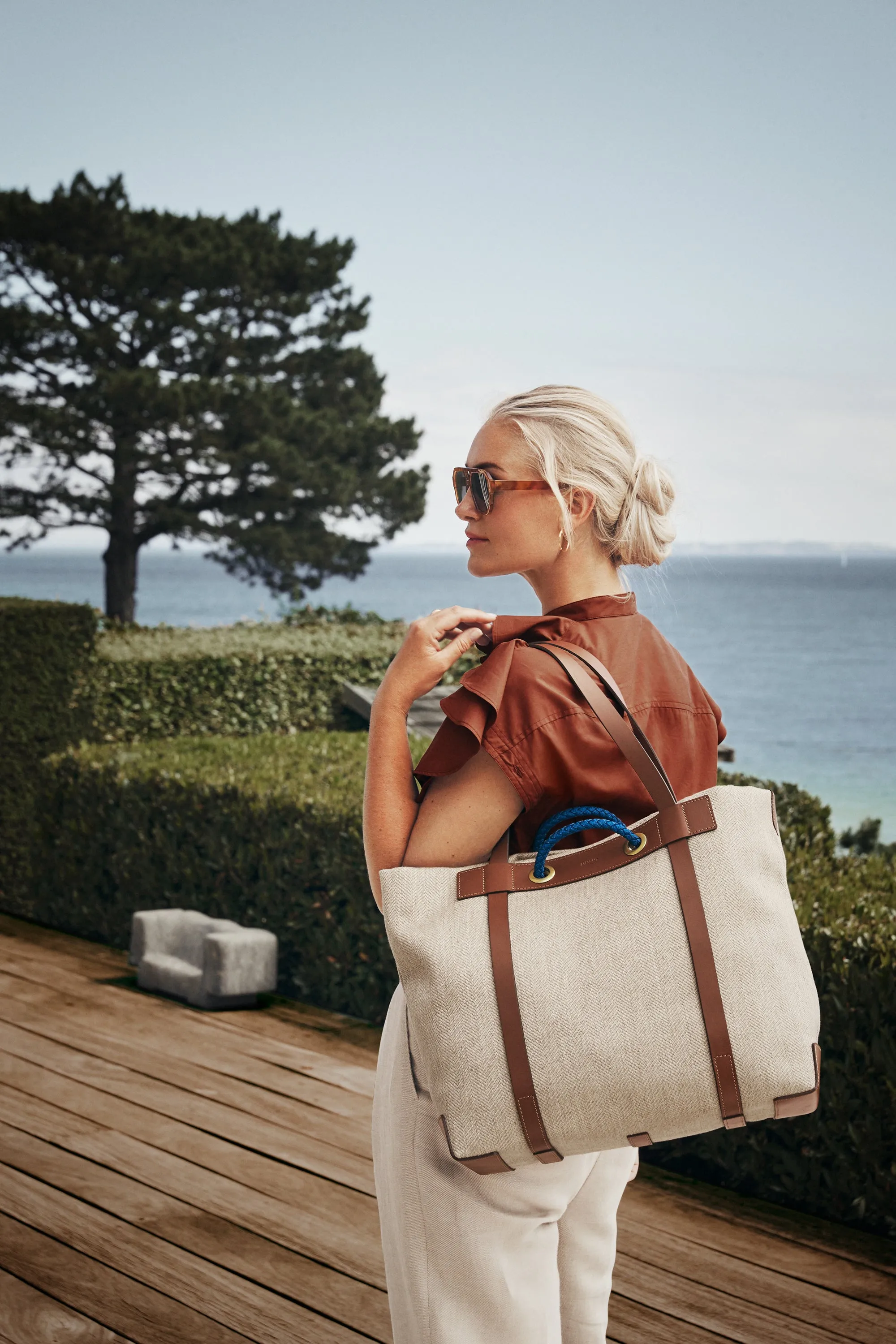 M/S Lakeside - Khaki/Black