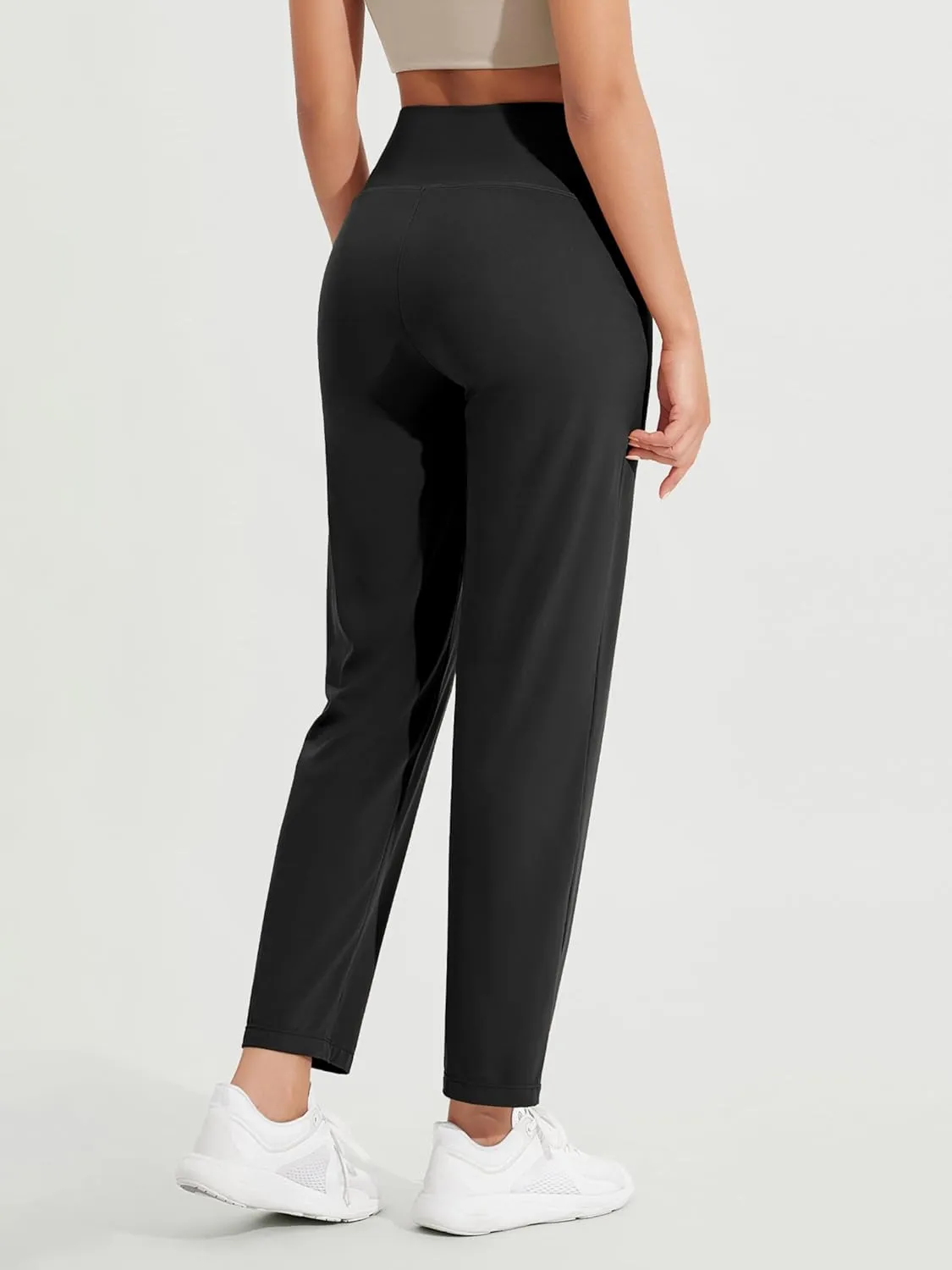 ODODOS Cloud Feeling Jogger Pants with Pockets for Women High Waist Sweatpants Casual Lounge Ankle Pants