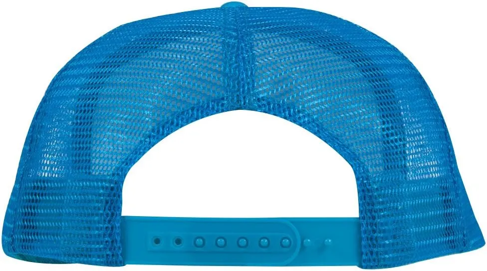 OTTO Neon Polyester Foam Front 5 Panel High Crown Mesh Back Trucker Hat