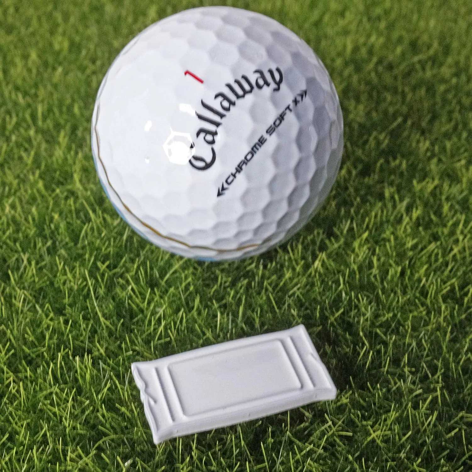 Play and Repeat Happy Gilmore Golf Ball Marker with Magnetic Hat Clip - Funny Golf Gift for Men - Golf Accessories and Gifts
