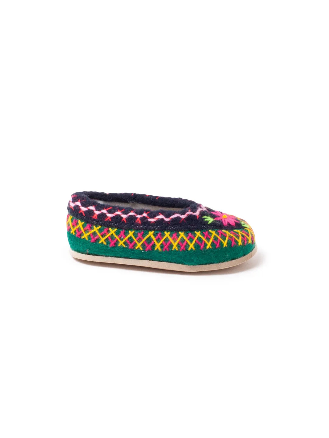 Polish kids felt slippers