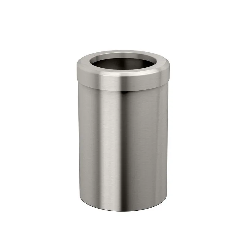 Prince Steel Modern 2.9 Gallon Round Open Waste Basket