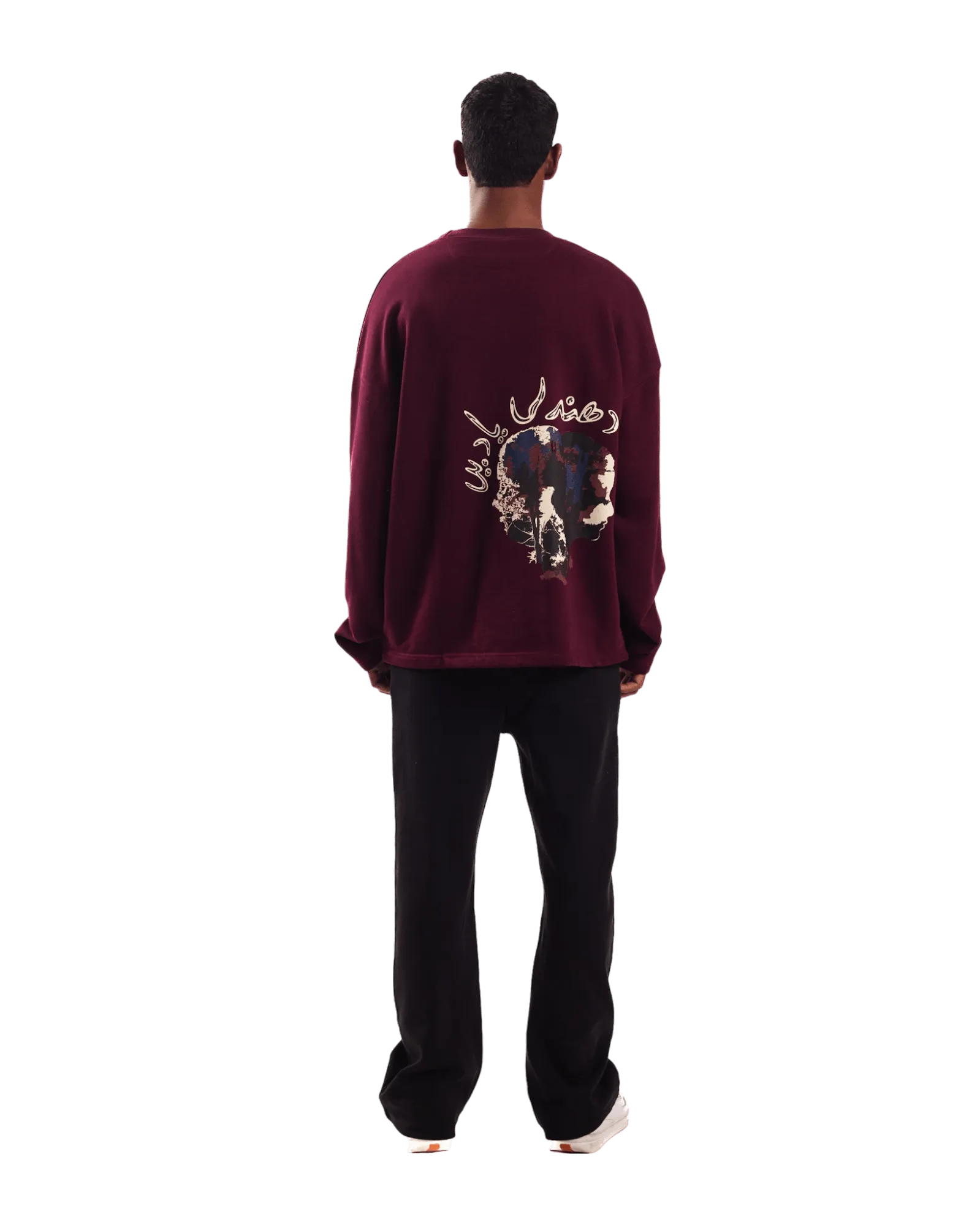"FOREVER FOREST" MAROON FULL SLEEVE T SHIRT