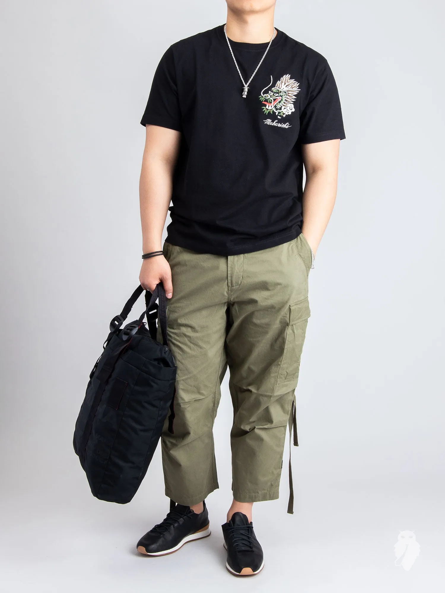 "Ghost" T-Shirt in Black
