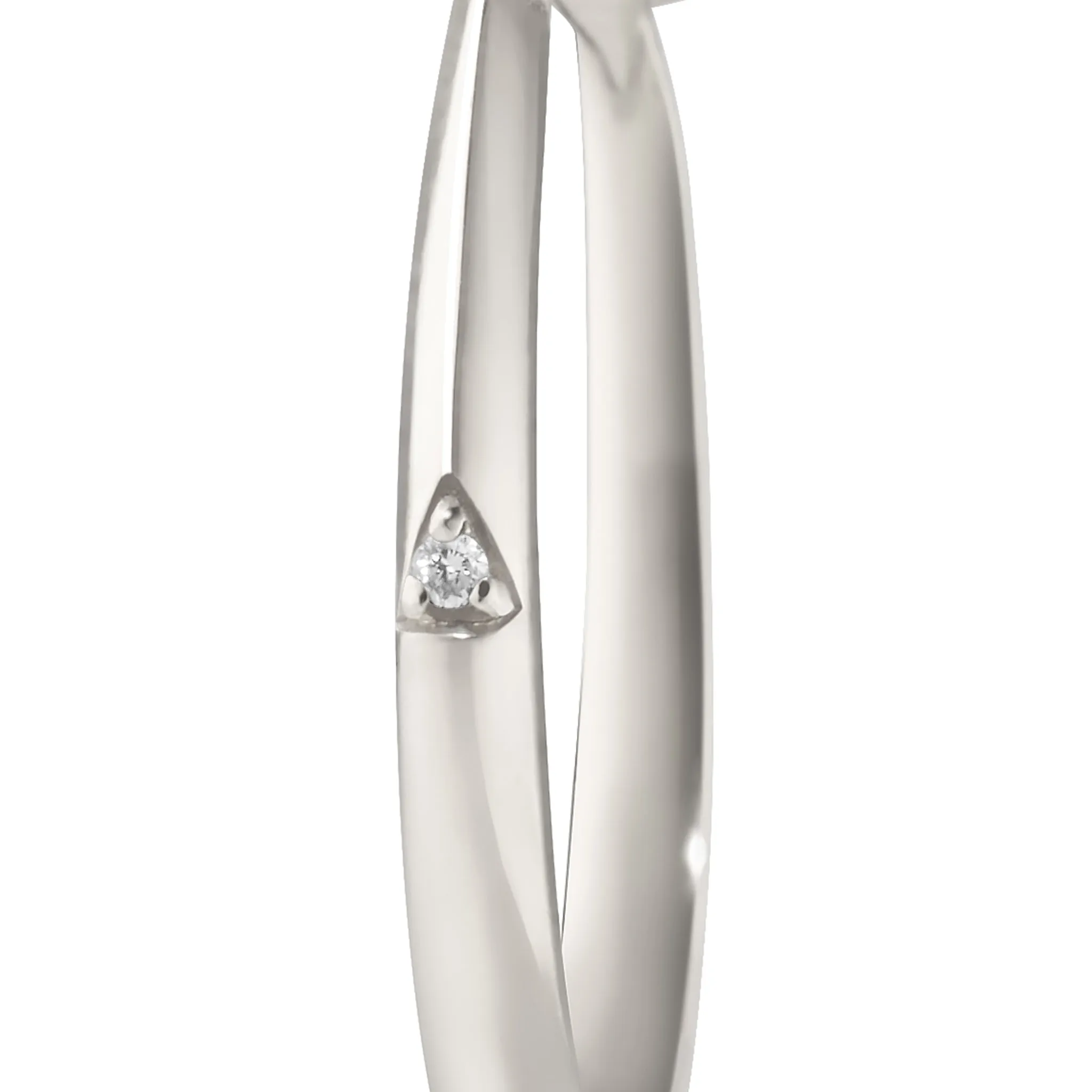 "Points North" Round London Blue Topaz Ring with White Sapphires