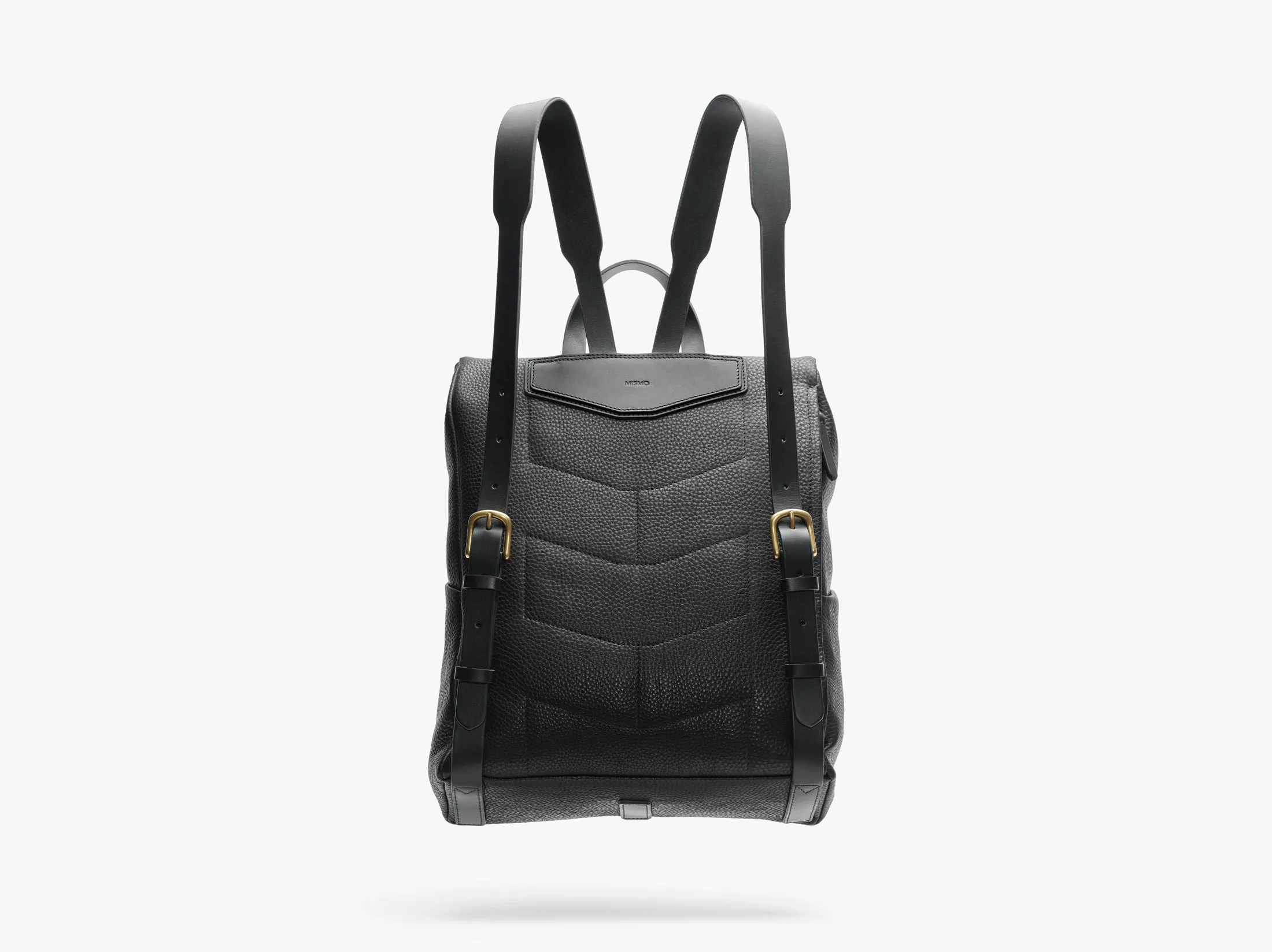 Rucksack, Leather – Black/Black