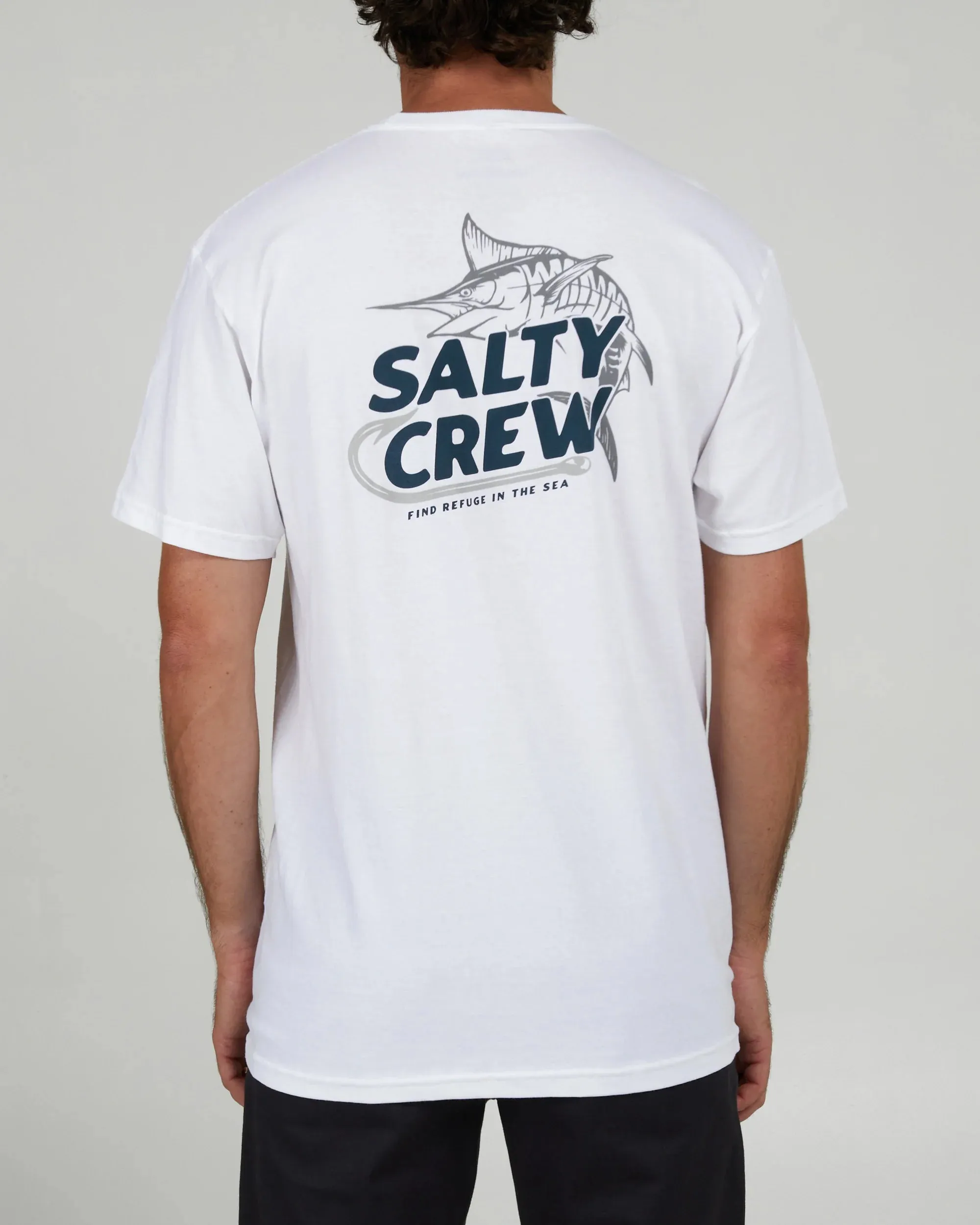SALTY CREW HOOK UP CLASSIC S/S TEE - WHITE