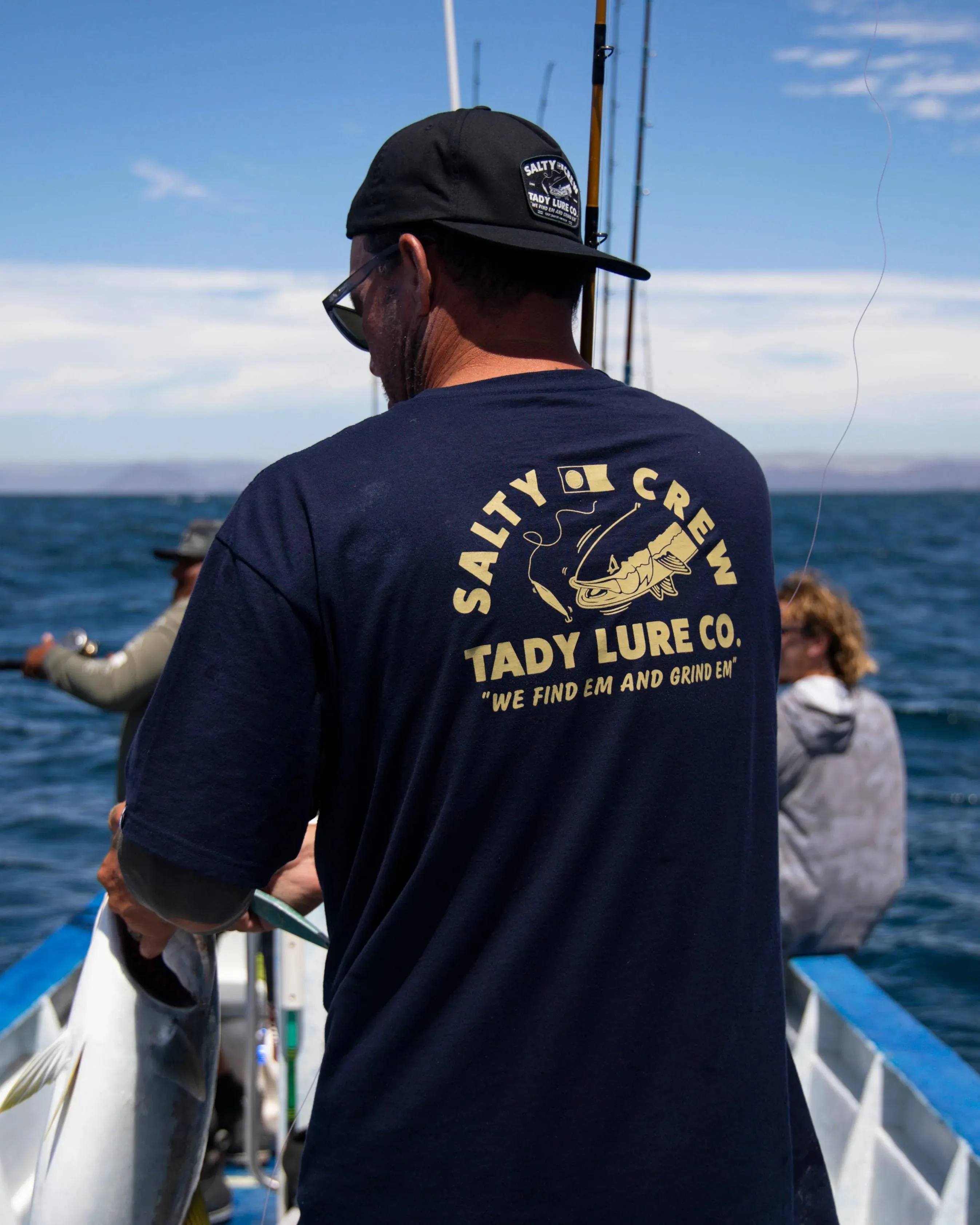 SALTY CREW TADY S/S TEE - NAVY