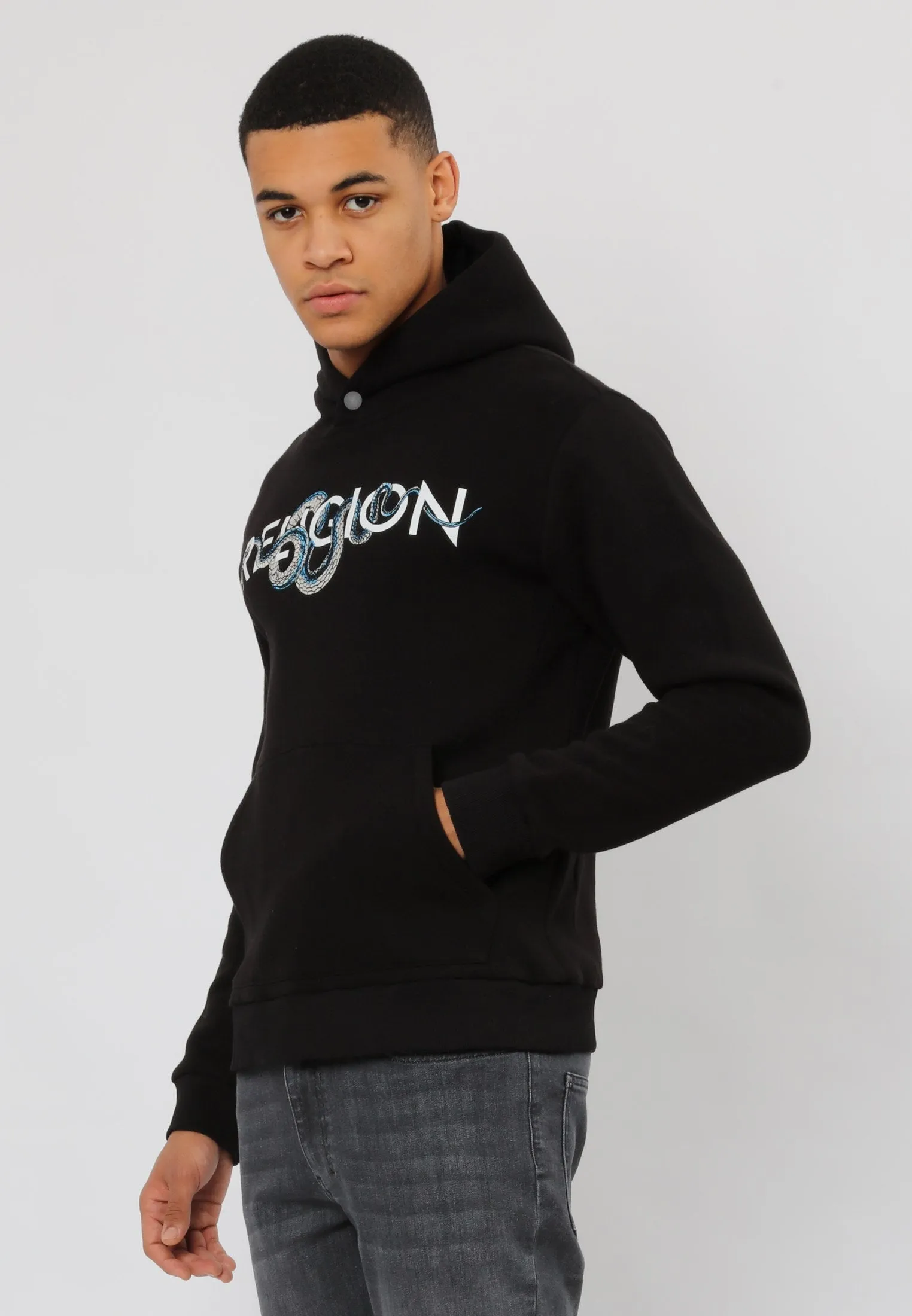 SERPENT HOODIE BLACK