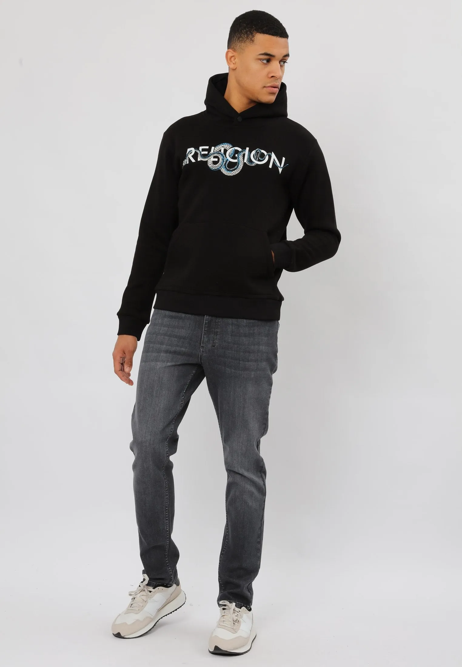 SERPENT HOODIE BLACK