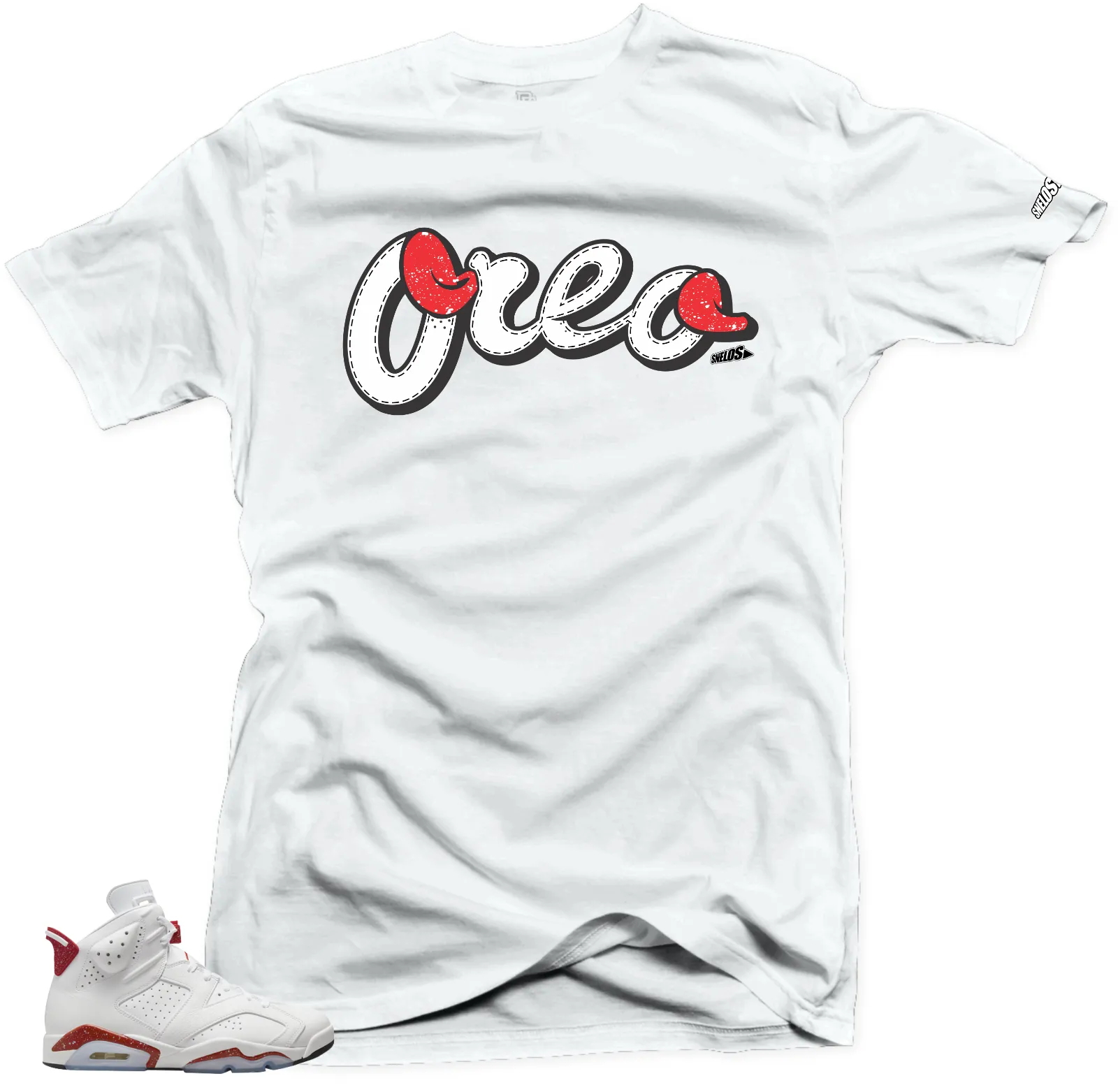 Shirt to Match Jordan 6 Red Oreo Sneakers -Oreo 6 Tees