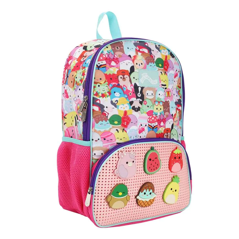 Squishmallow 16 Inch Character Charms Backpack