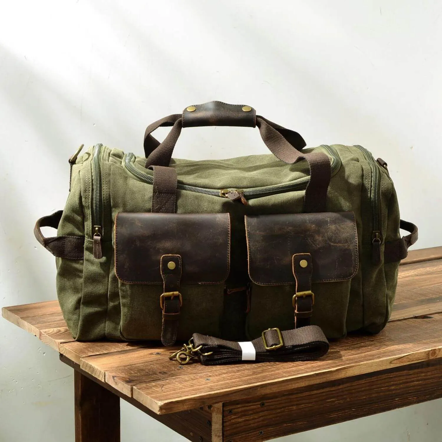 The Buckaroo Fit - Vintage Canvas Gym Bag