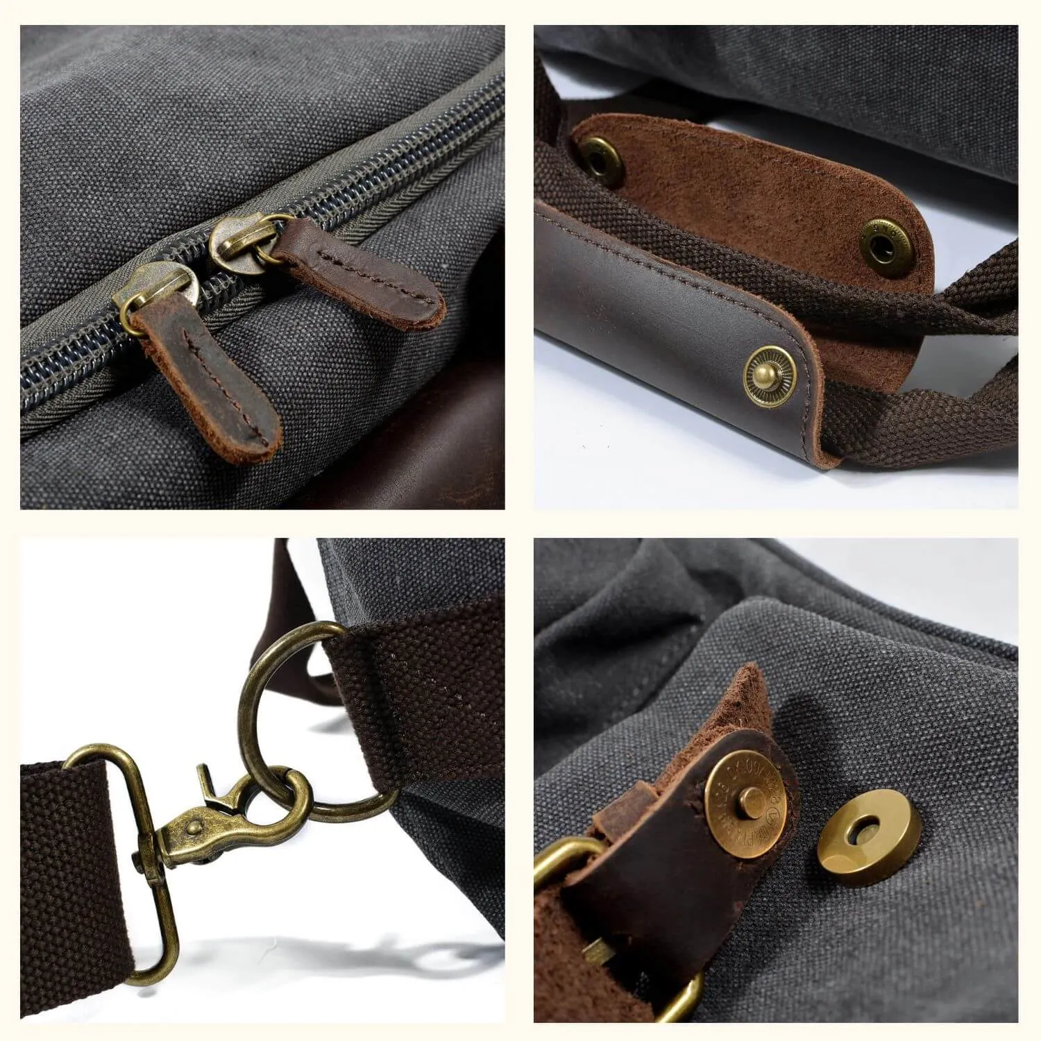 The Buckaroo Fit - Vintage Canvas Gym Bag