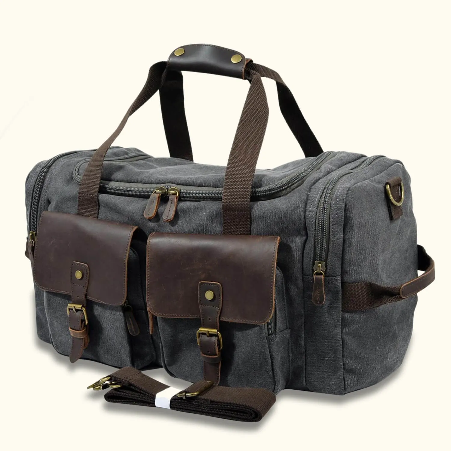 The Buckaroo Fit - Vintage Canvas Gym Bag