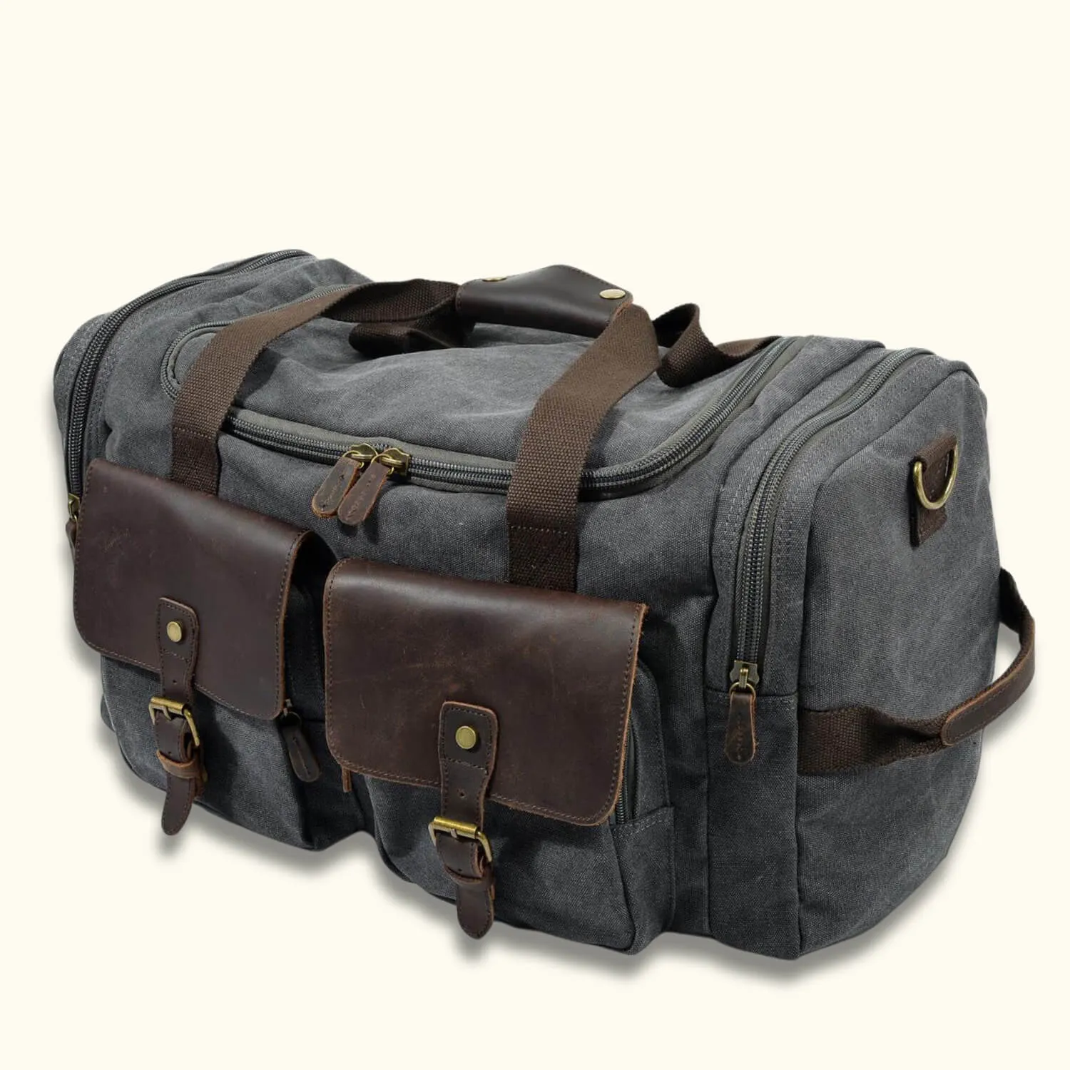 The Buckaroo Fit - Vintage Canvas Gym Bag