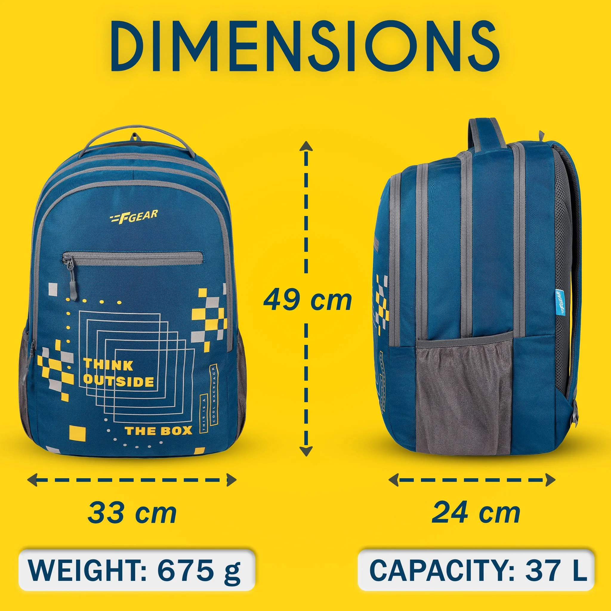 Think 37L Peacock Blue Backpack