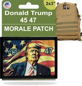 Trump 45 47 Inauguration Morale Patch | President Trump Patch by RedheadedTshirts| 47th President Trump Gear for Your Tactical Gear, Plate Carrier Patch, hat Patch or Army Backpack Patch