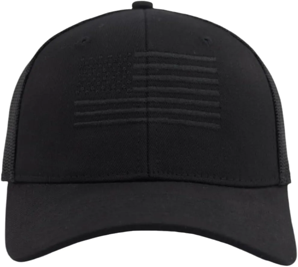 TSSGBL American Flag Trucker Hat [ M, L, XL,XXL] Men Women Snapback Breathable Mesh-Back USA Patriotic Baseball Cap