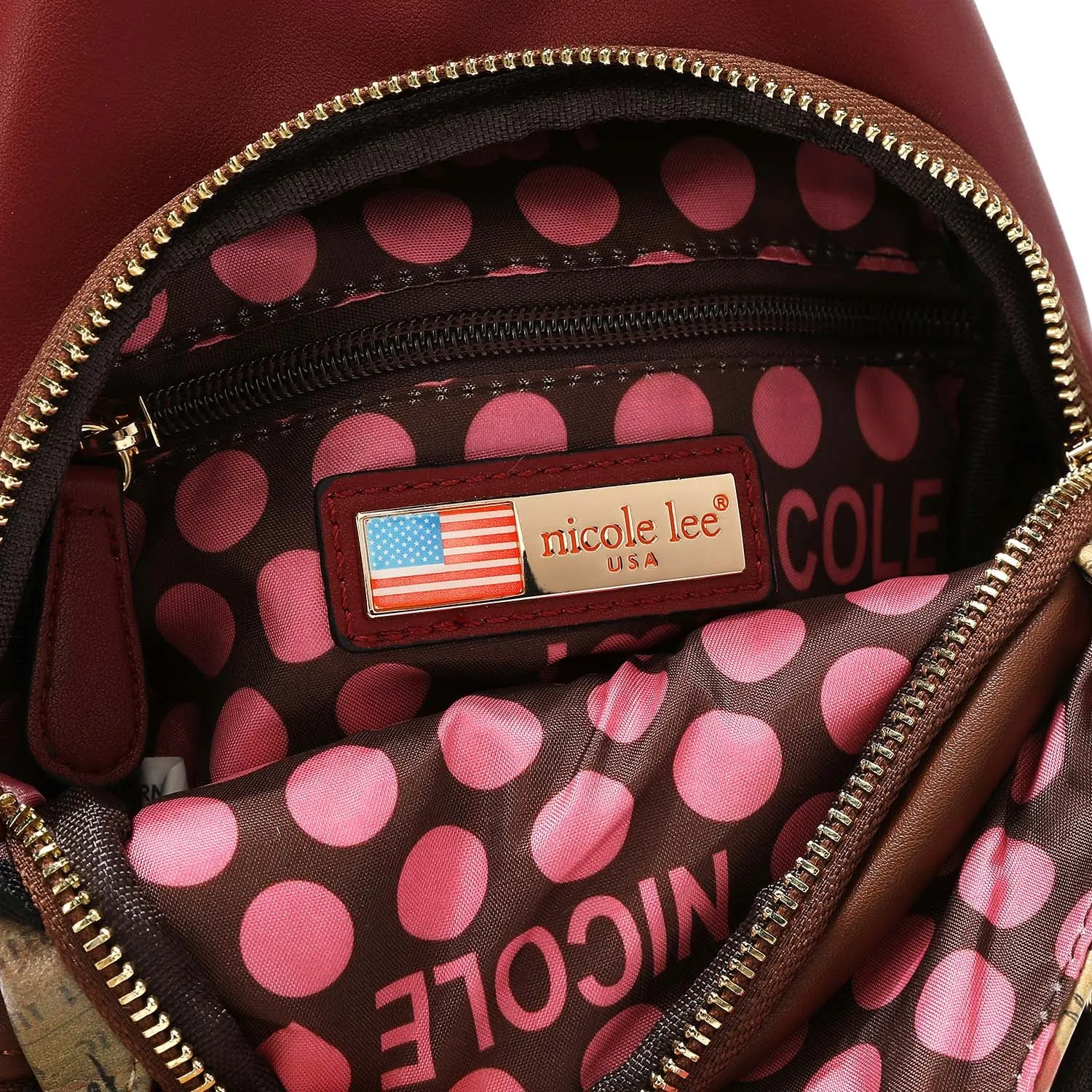 VALERIA SLING BACKPACK WITH BOTTLE HOLDER