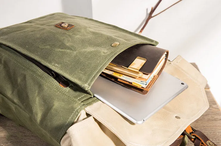 Vintage School Backpack, Laptop Rucksack, Travel Bag BM5191