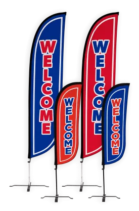 Welcome Feather Flag