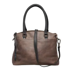Whitely Leather Conceal Carry Lockable Crossbody Satchel